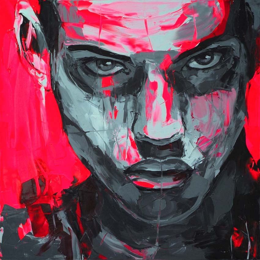 Francoise Nielly Portrait Palette Painting Expression Face078